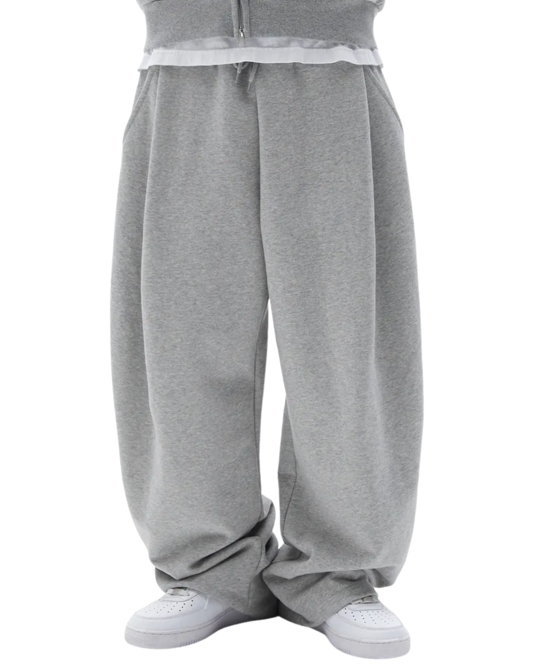 Two Tuck Pants (Grey)