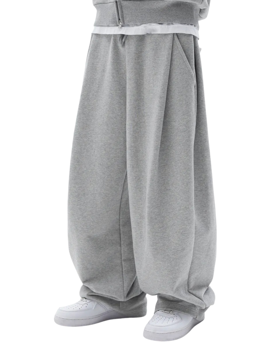 Two Tuck Pants (Grey)