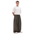 Pinstripe Two Tuck Pants (olive)