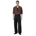 Double-Pleat Trousers (Black)