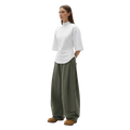 Two Tuck Pants (Dark Olive)