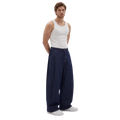 Two Tuck Pants in Denim (Dark Blue)