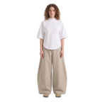 Wide Leg Belted Trousers