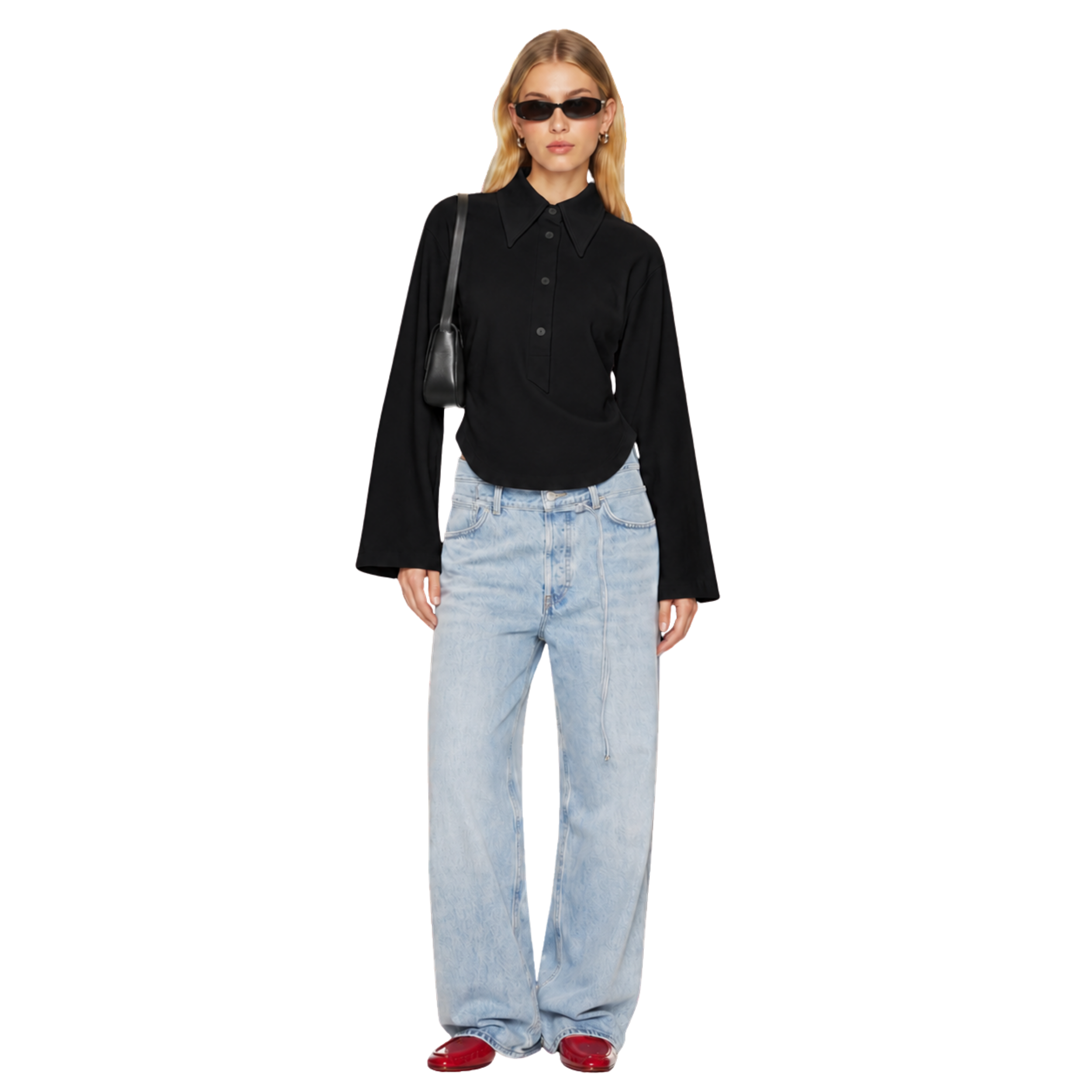 The Refined Polo T-shirt (Black)