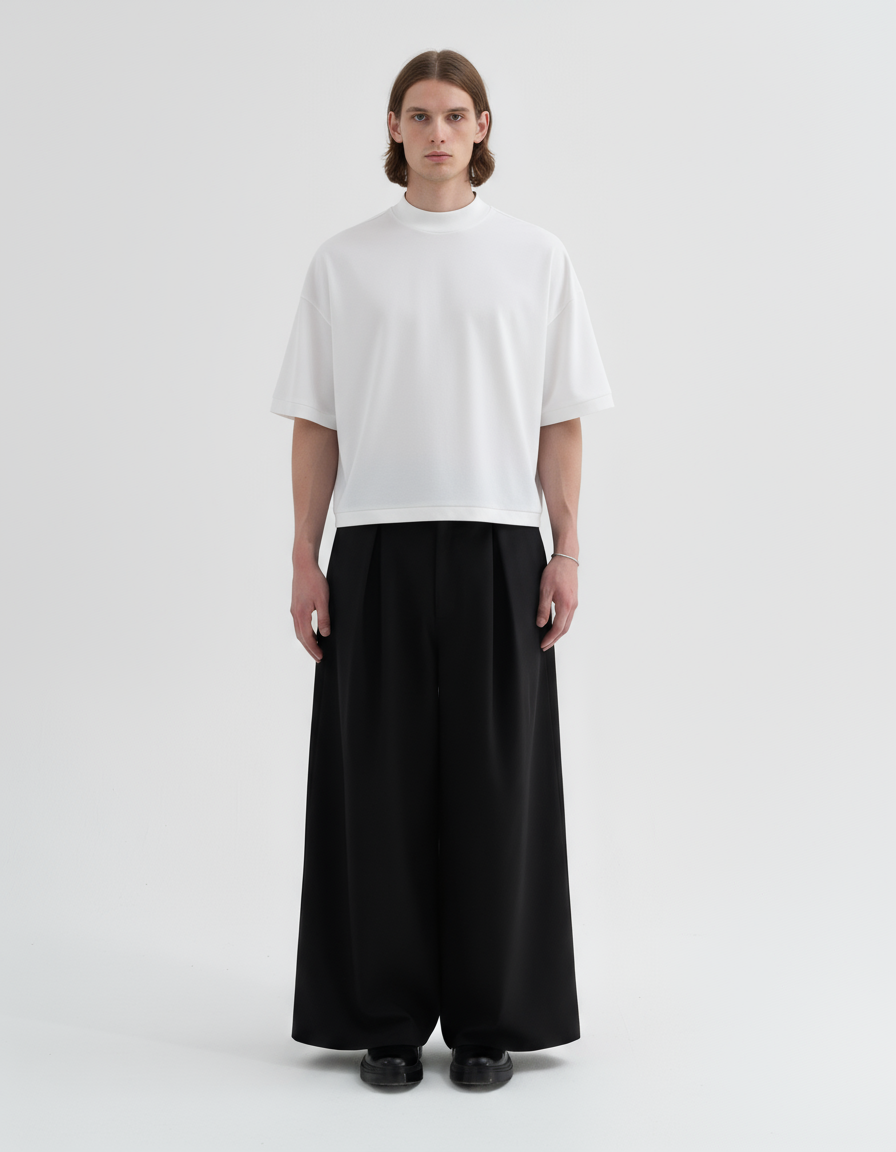 'WHITE' BOXY TEE 1.0