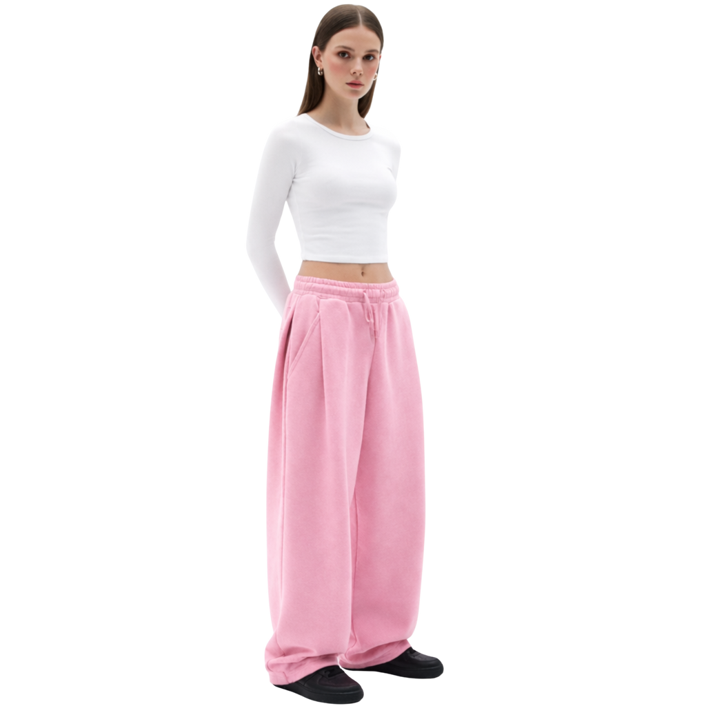 Two Tuck Pants (Pink)