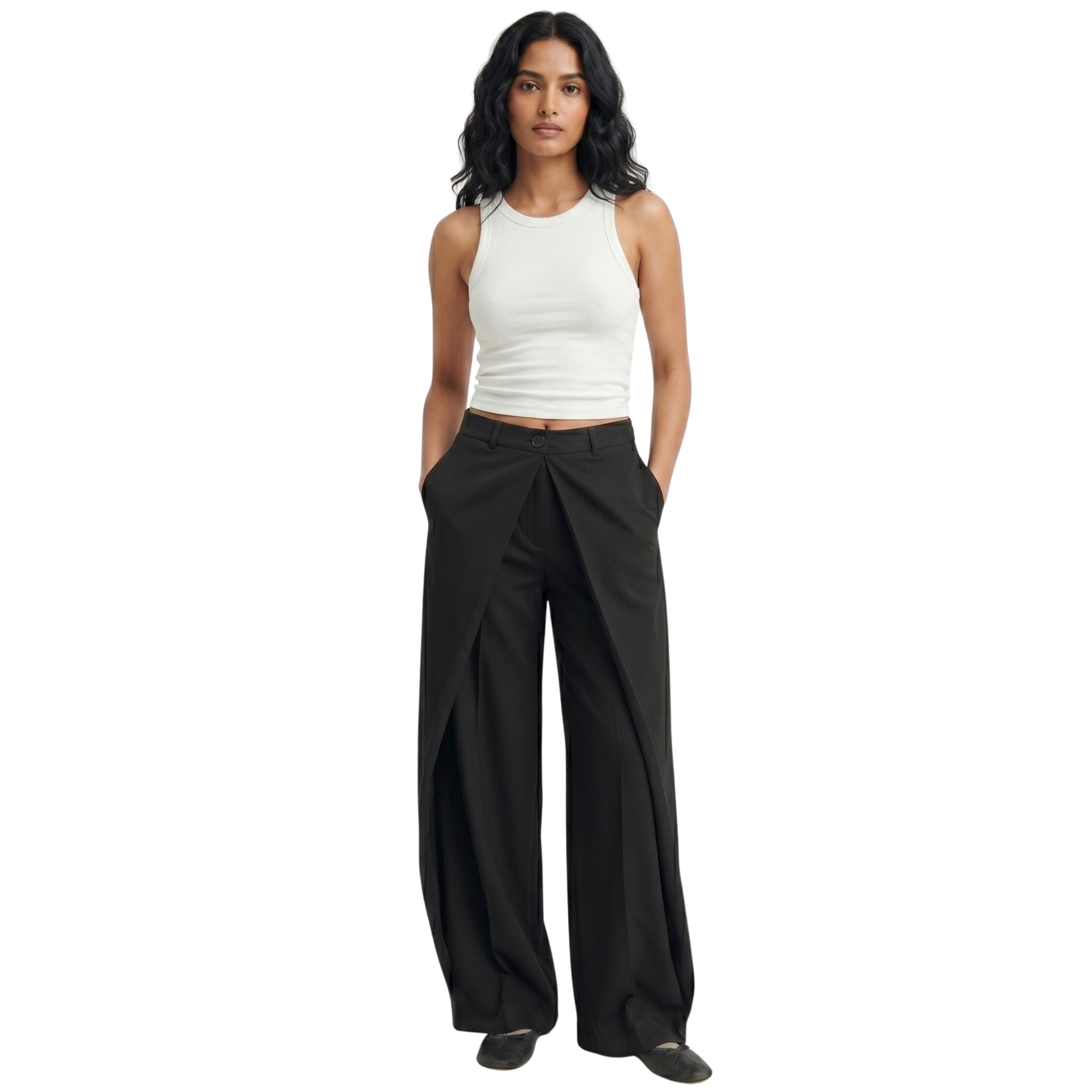 Pleated Flow Trousers