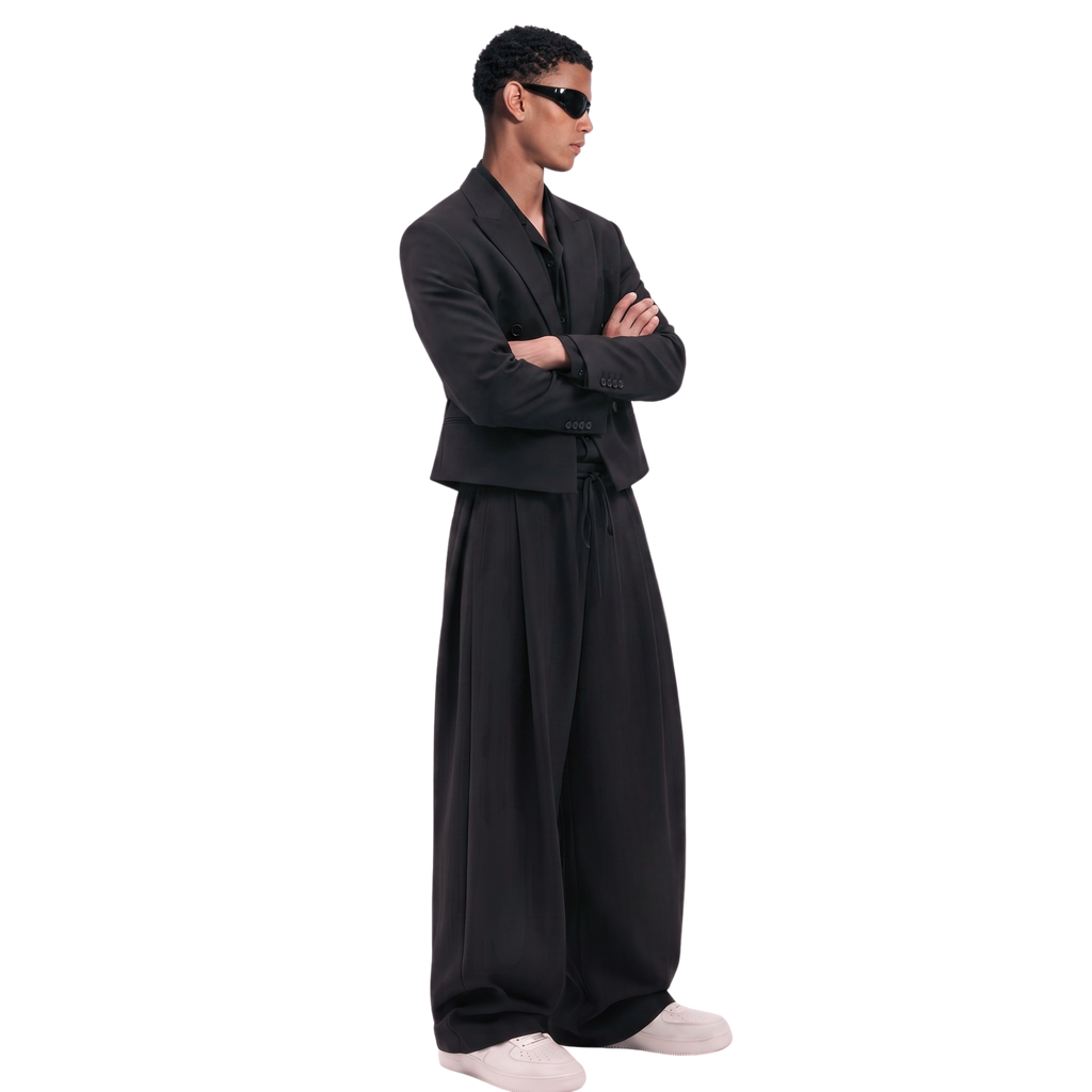 Two Tuck Trousers (Black)