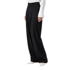 Double-Pleat Trousers (Black)