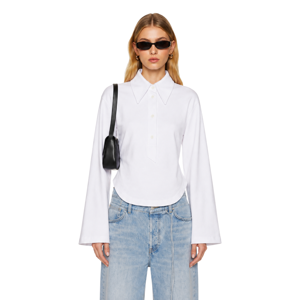 The Refined Polo T-shirt (White)