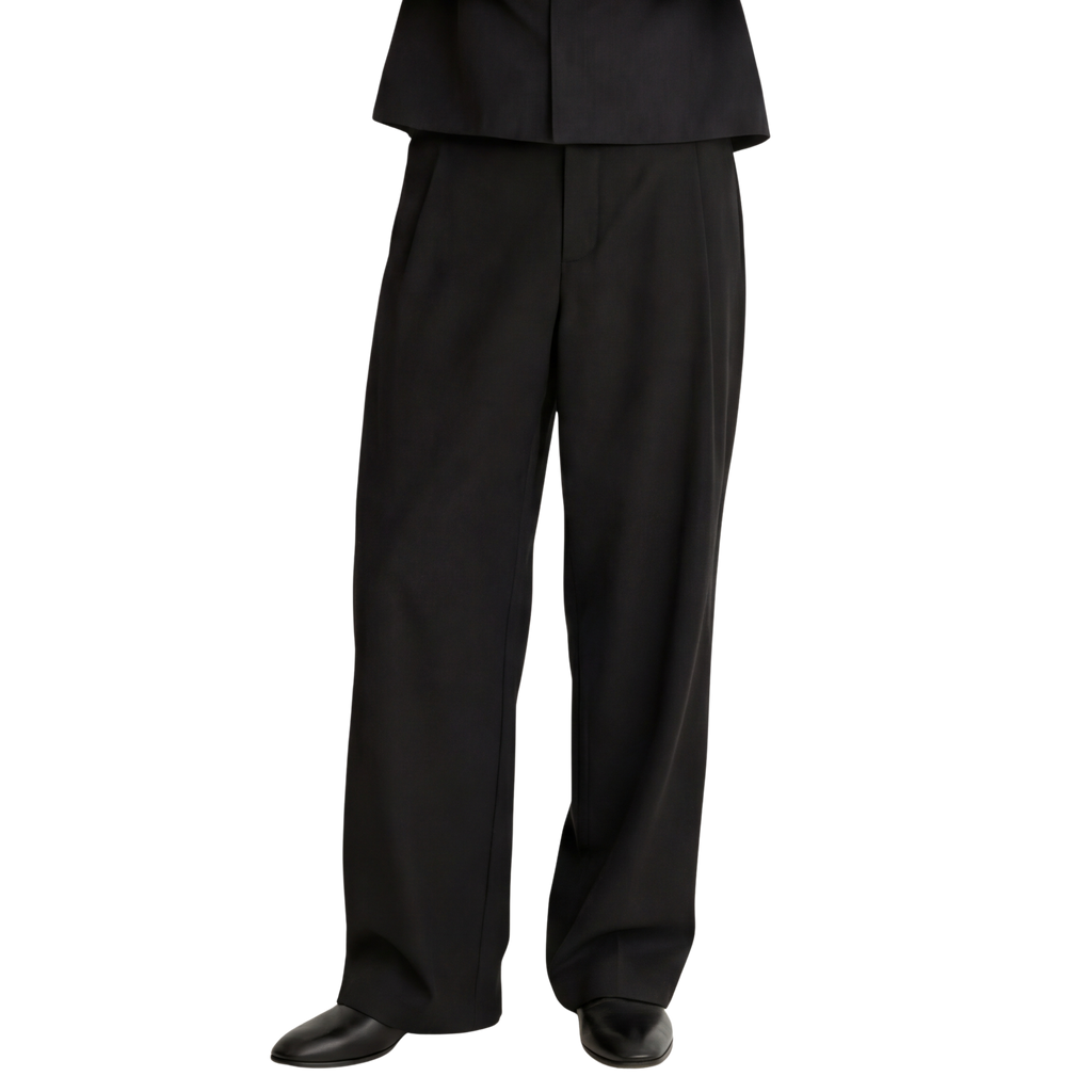 Relaxed Fit Pleated Trousers