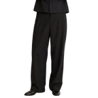 Relaxed Fit Pleated Trousers