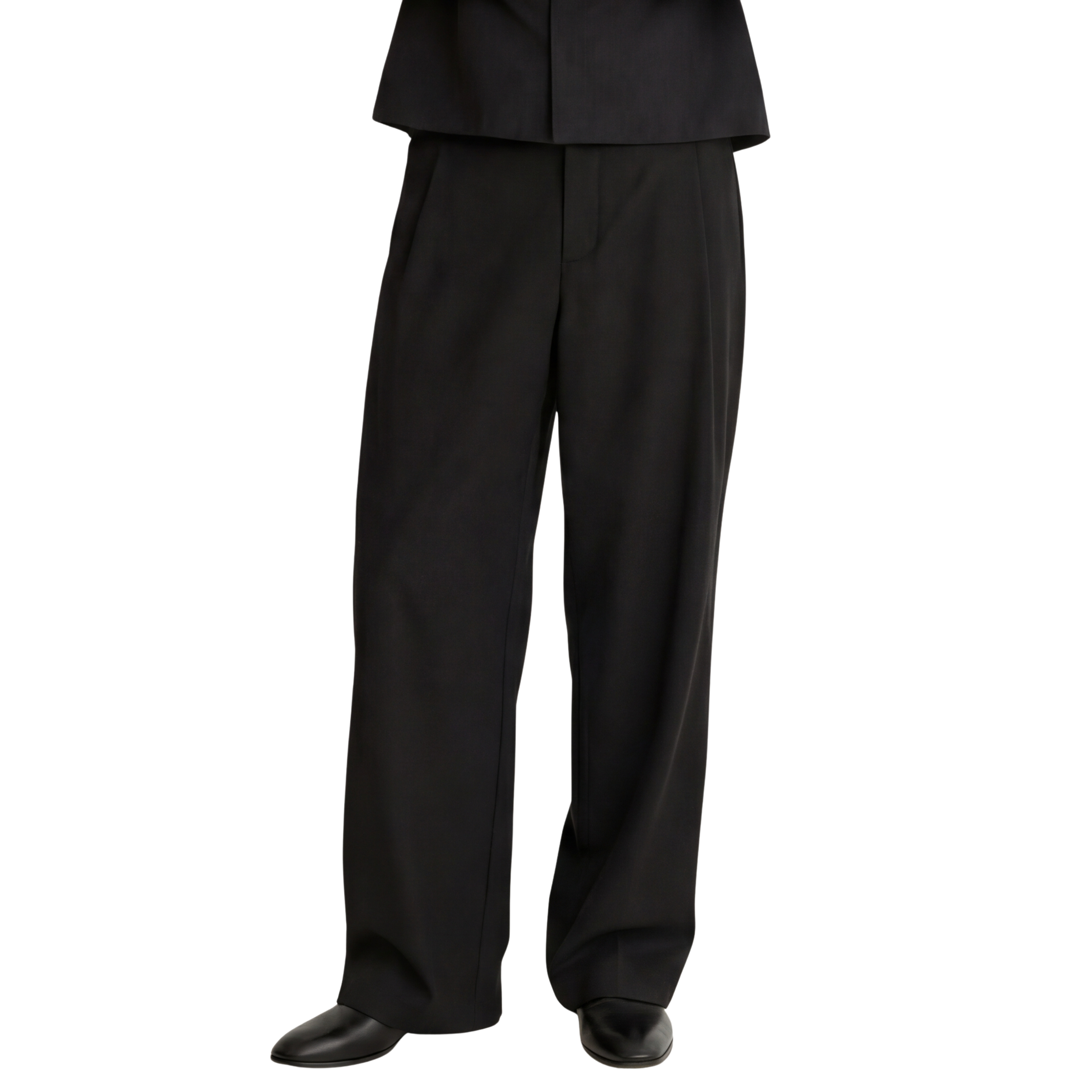 Relaxed Fit Pleated Trousers