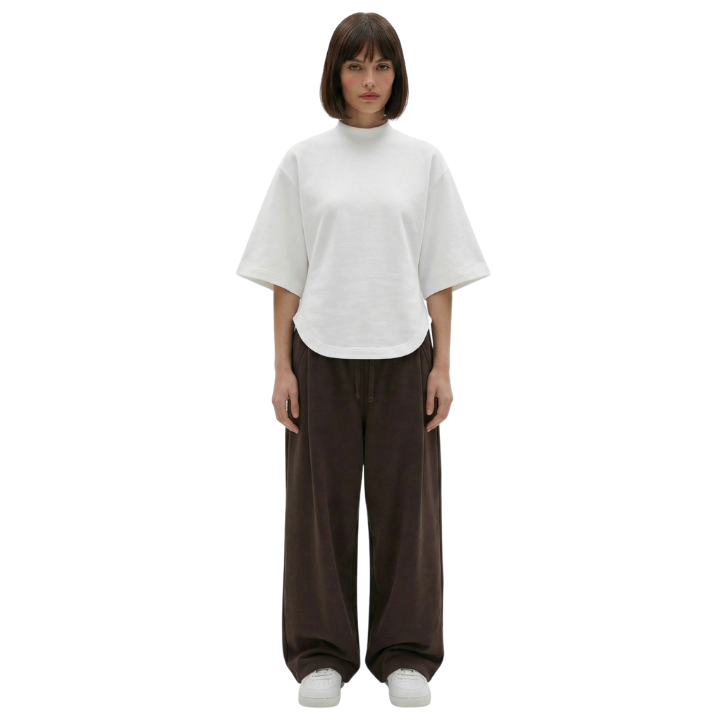 Two Tuck Pants (Brown)
