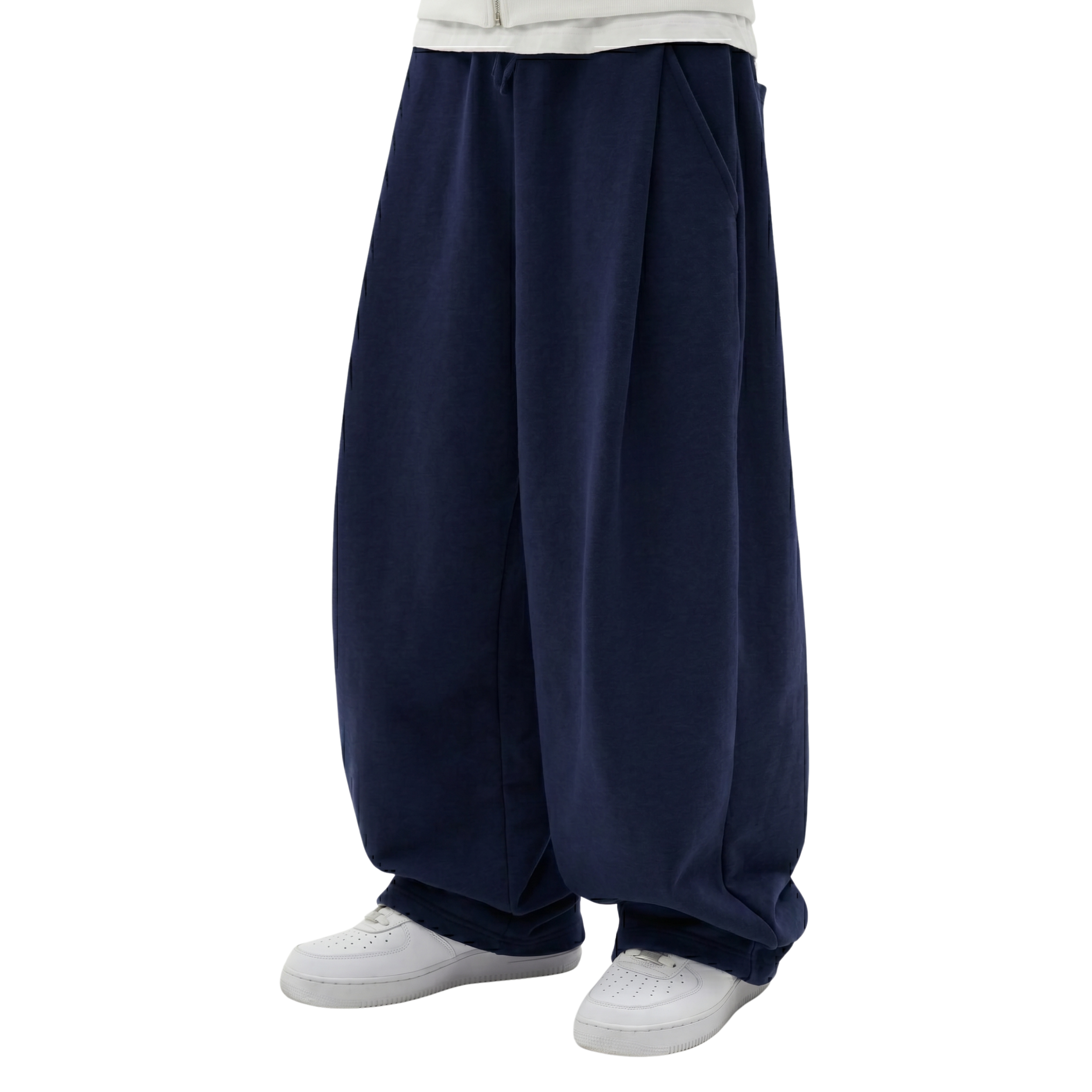 Two Tuck Pants (Navy)