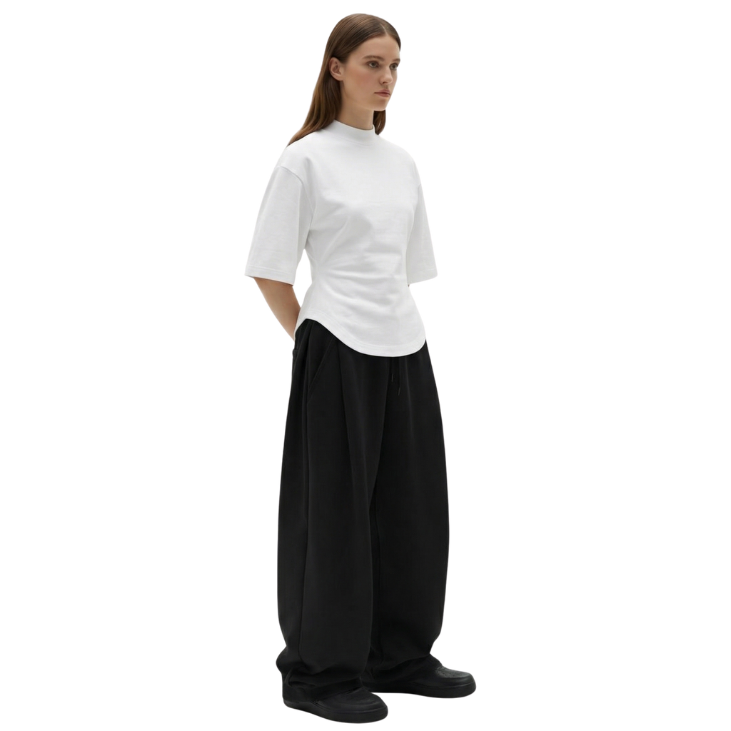 Two Tuck Pants (Black)