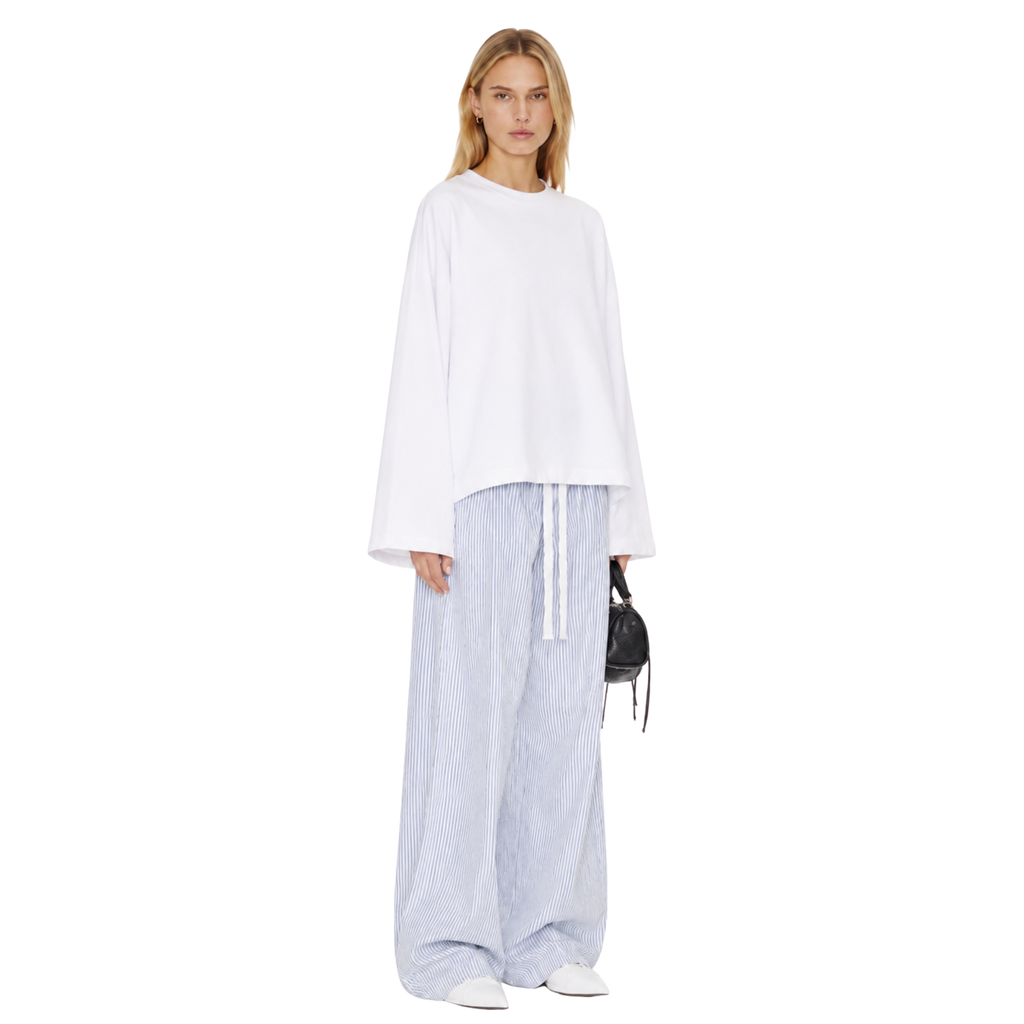Sidefold Striped Pants
