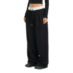Elasticated Waist Pleated Sweatpants