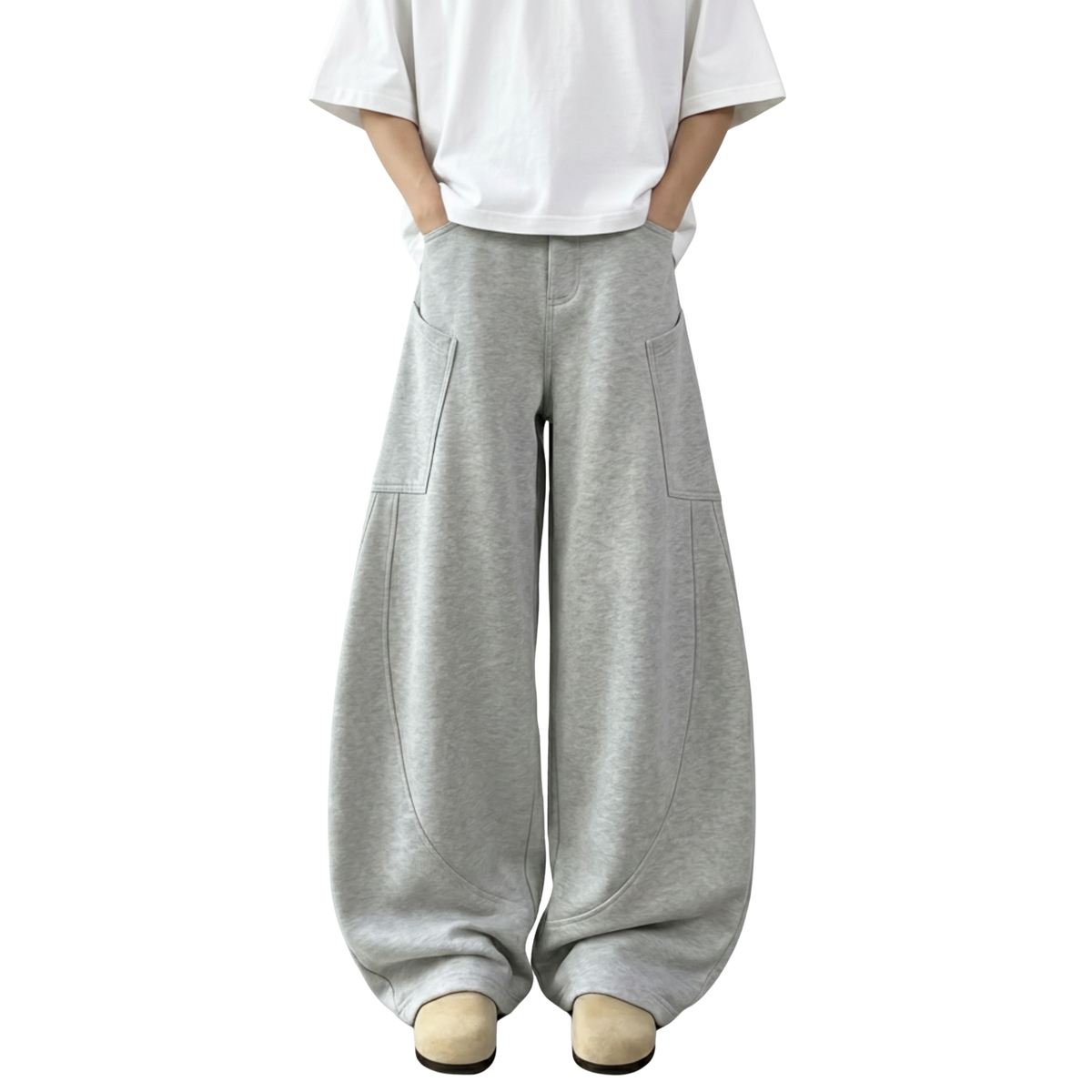 THE SILHOUETTE SWEATPANTS (Grey)