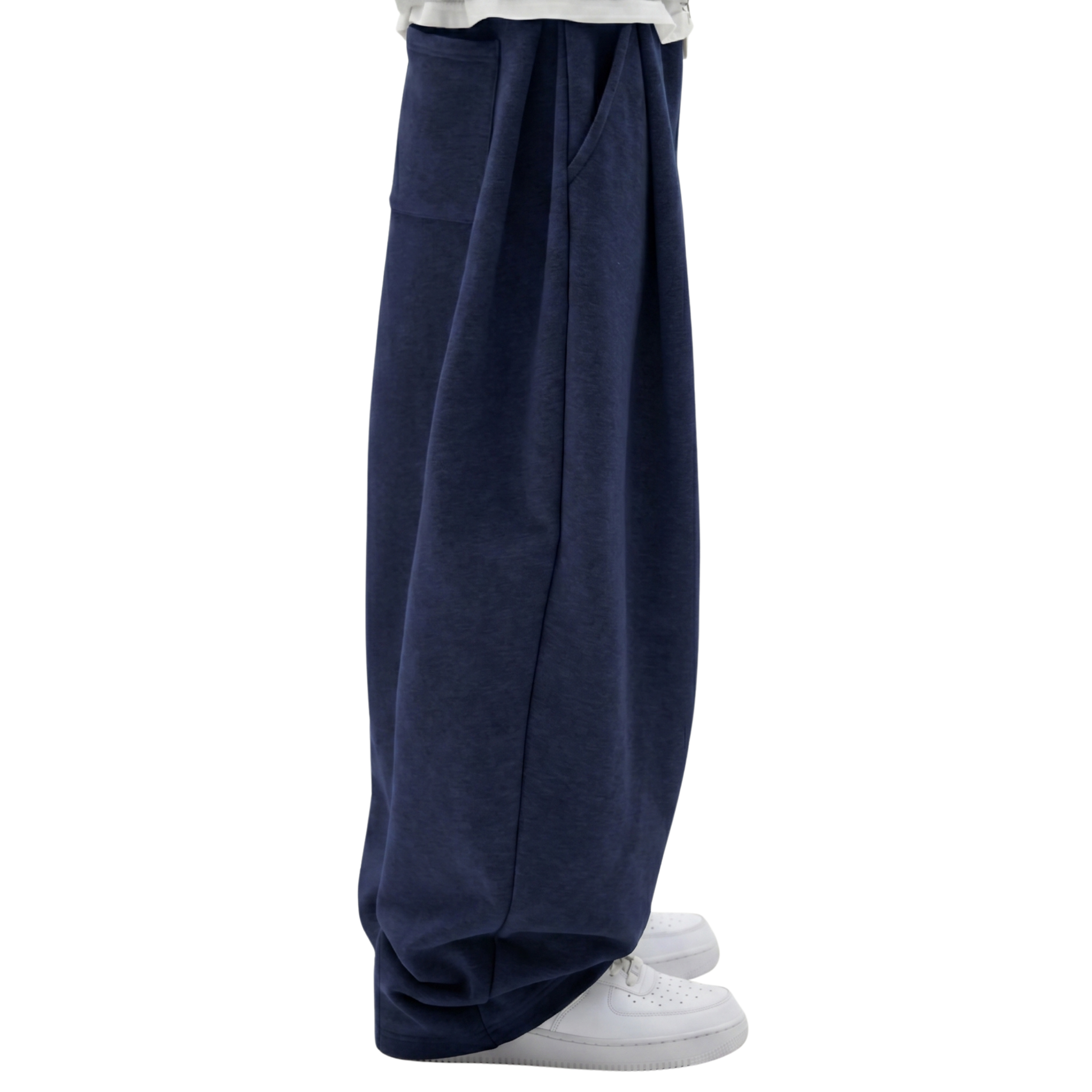 Two Tuck Pants (Navy)
