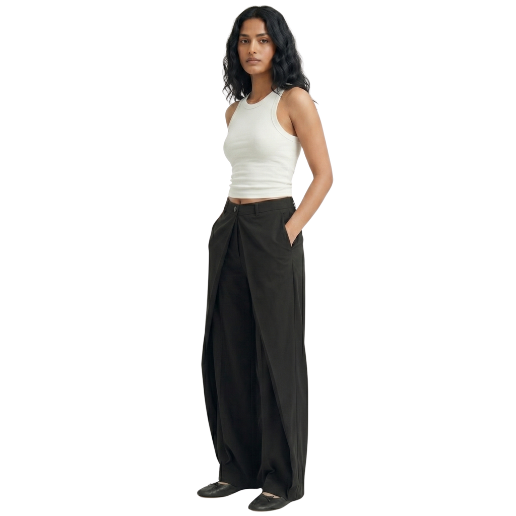 Pleated Flow Trousers