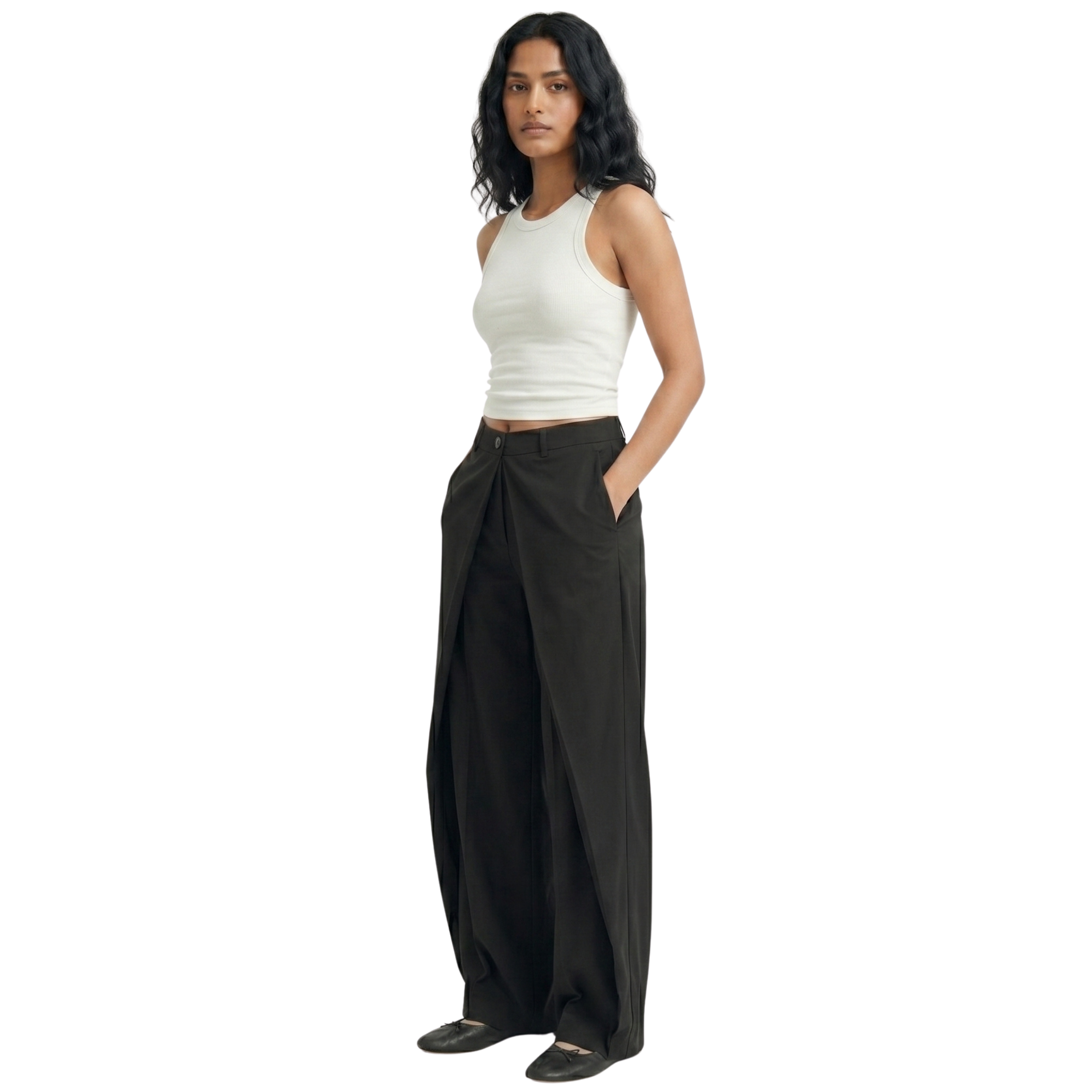 Pleated Flow Trousers