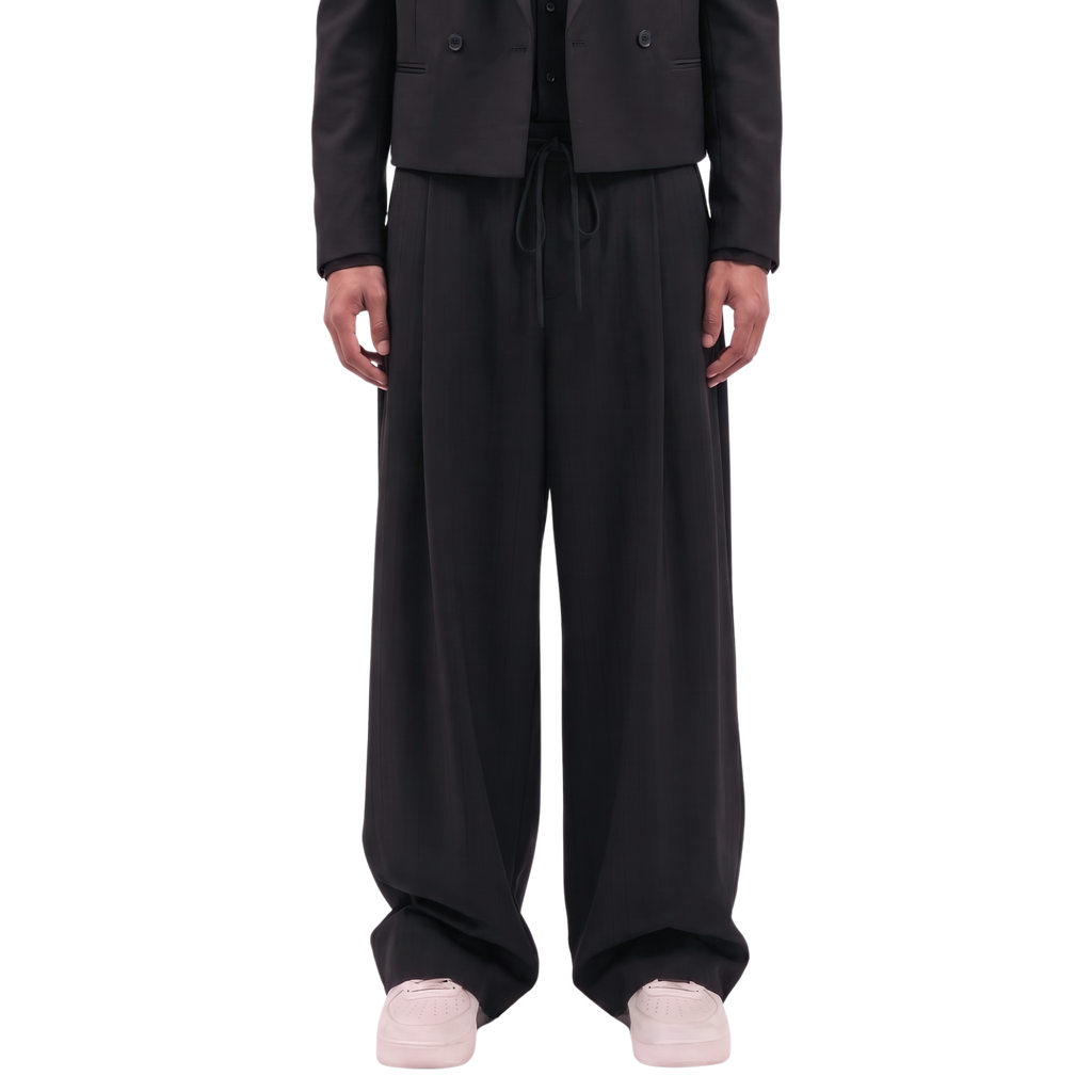 Two Tuck Trousers (Black)