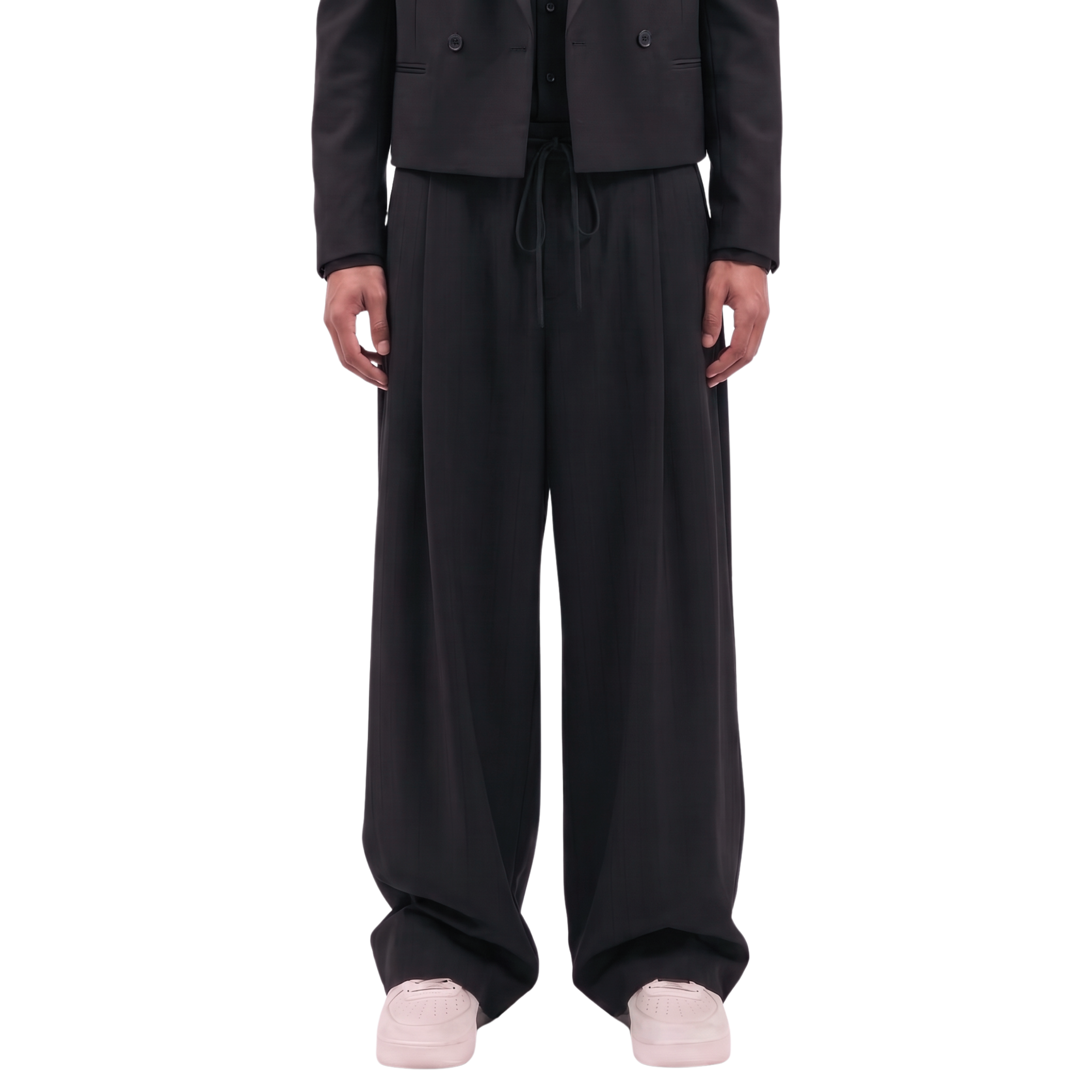 Two Tuck Trousers (Black)
