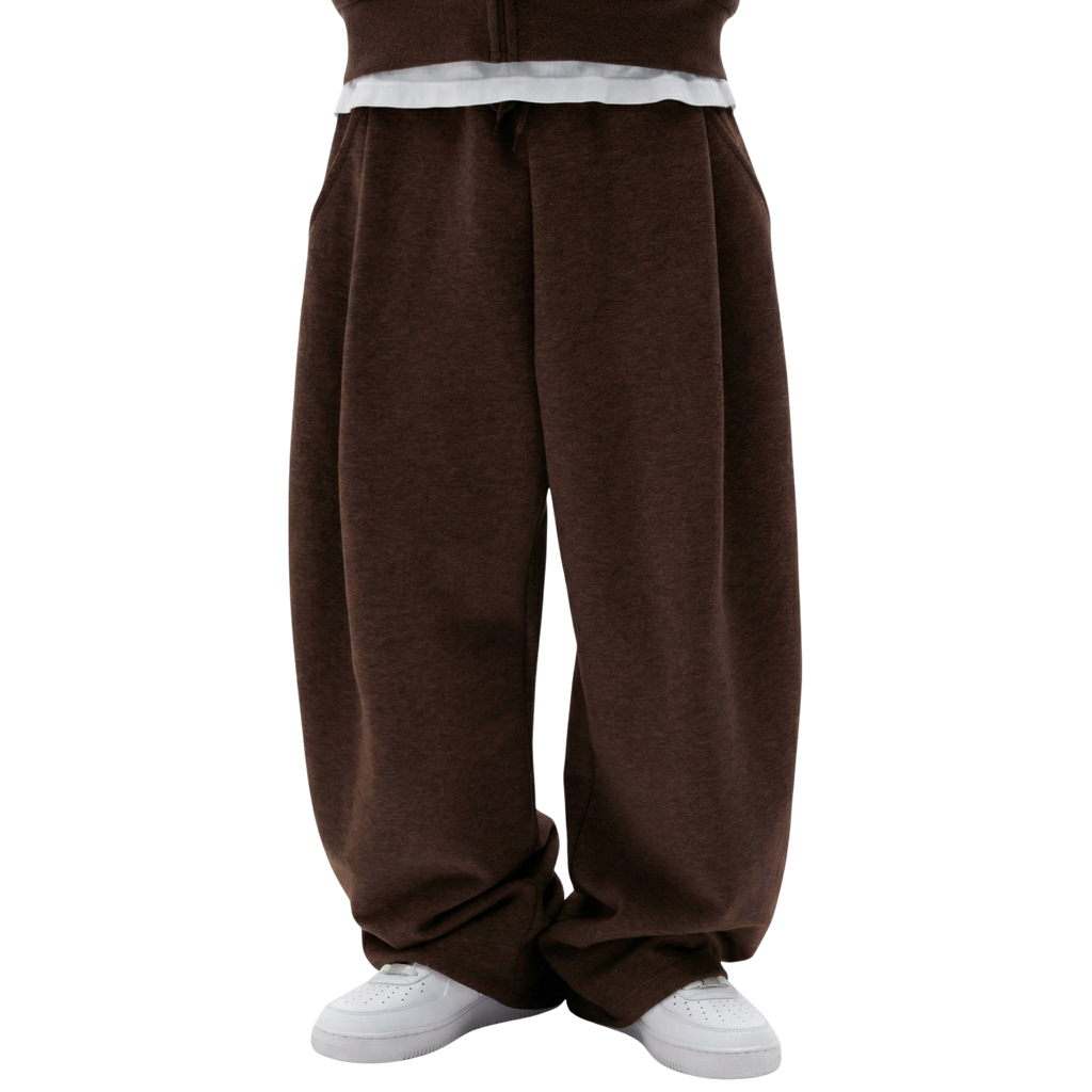 Two Tuck Pants (Brown)