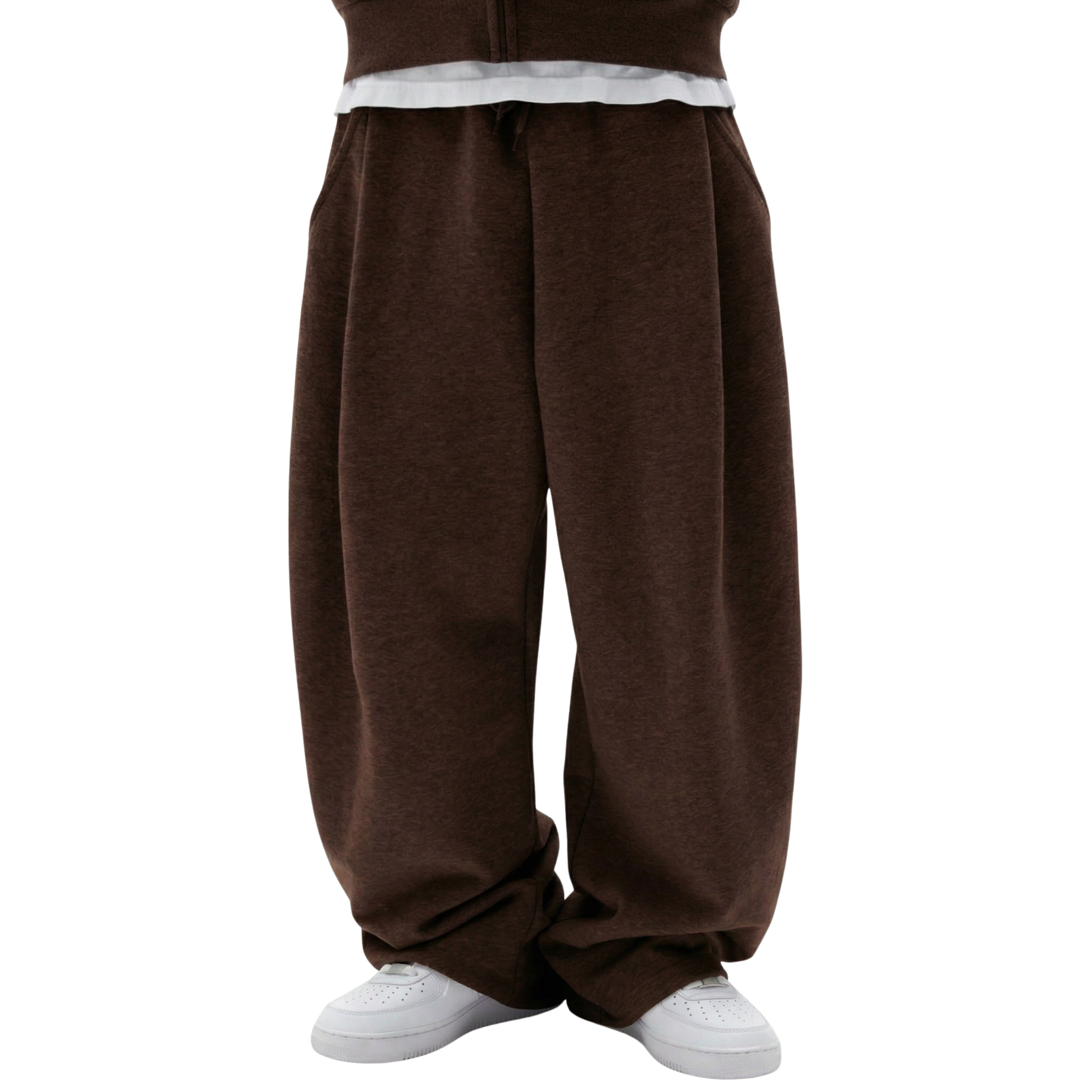 Two Tuck Pants (Brown)