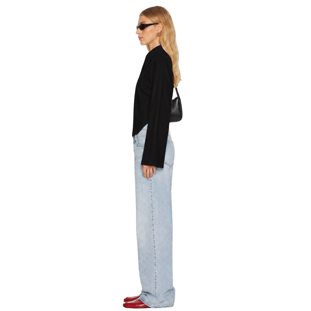 The Refined Polo T-shirt (Black)