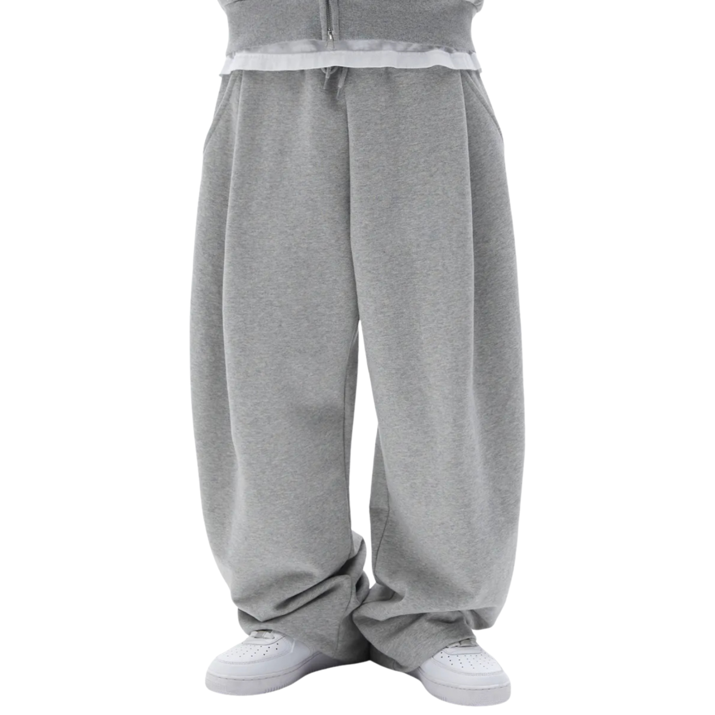 Two Tuck Pants (Grey)