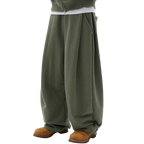 Two Tuck Pants (Dark Olive)