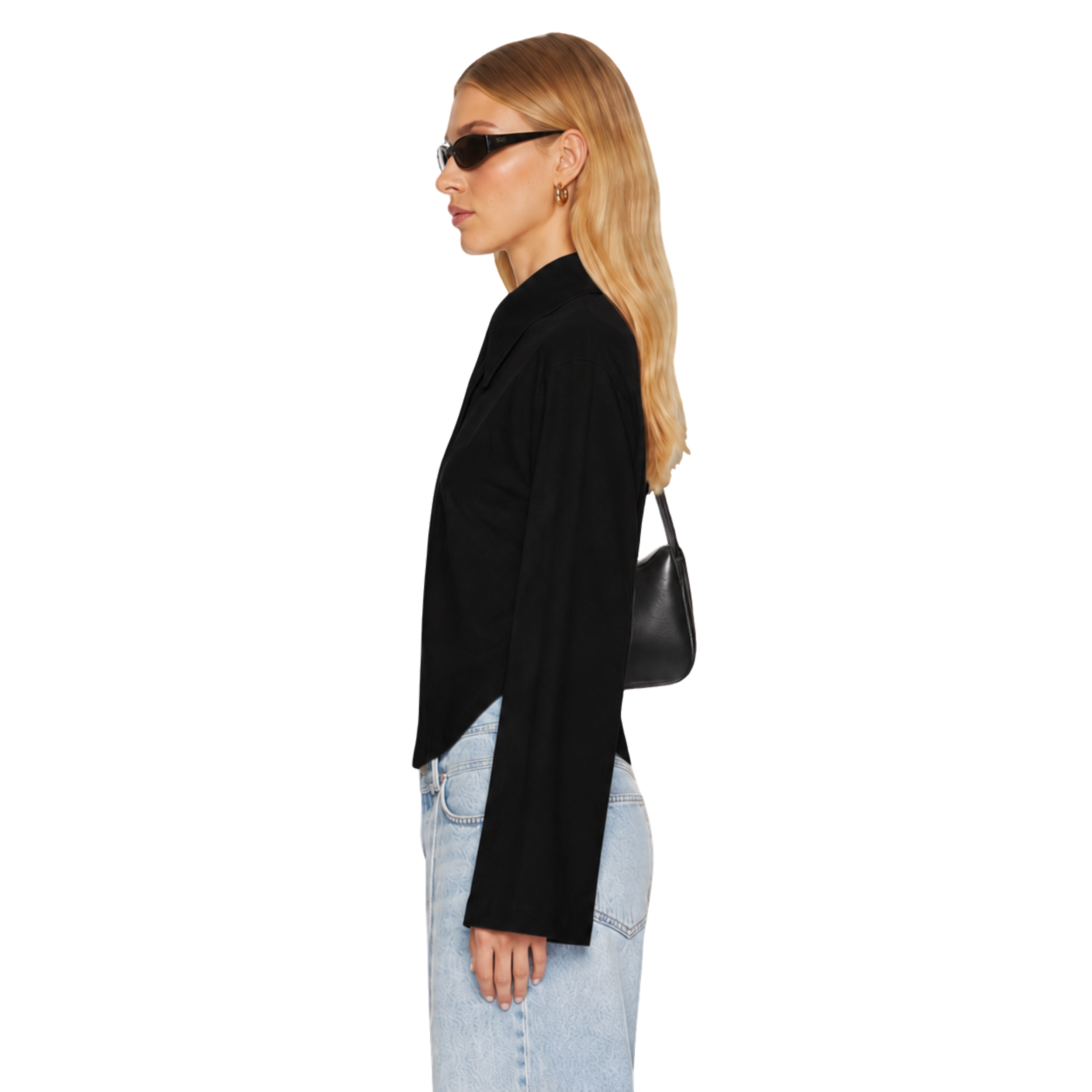 The Refined Polo T-shirt (Black)