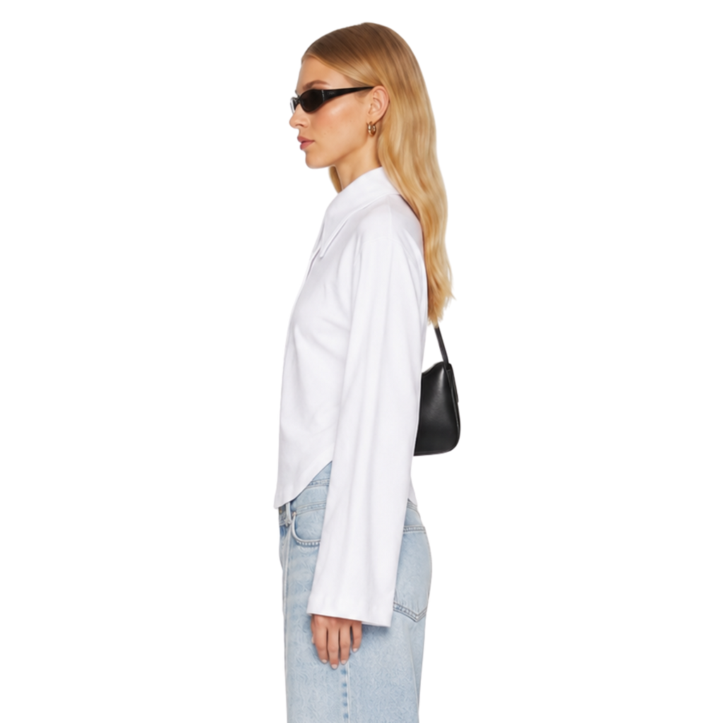 The Refined Polo T-shirt (White)