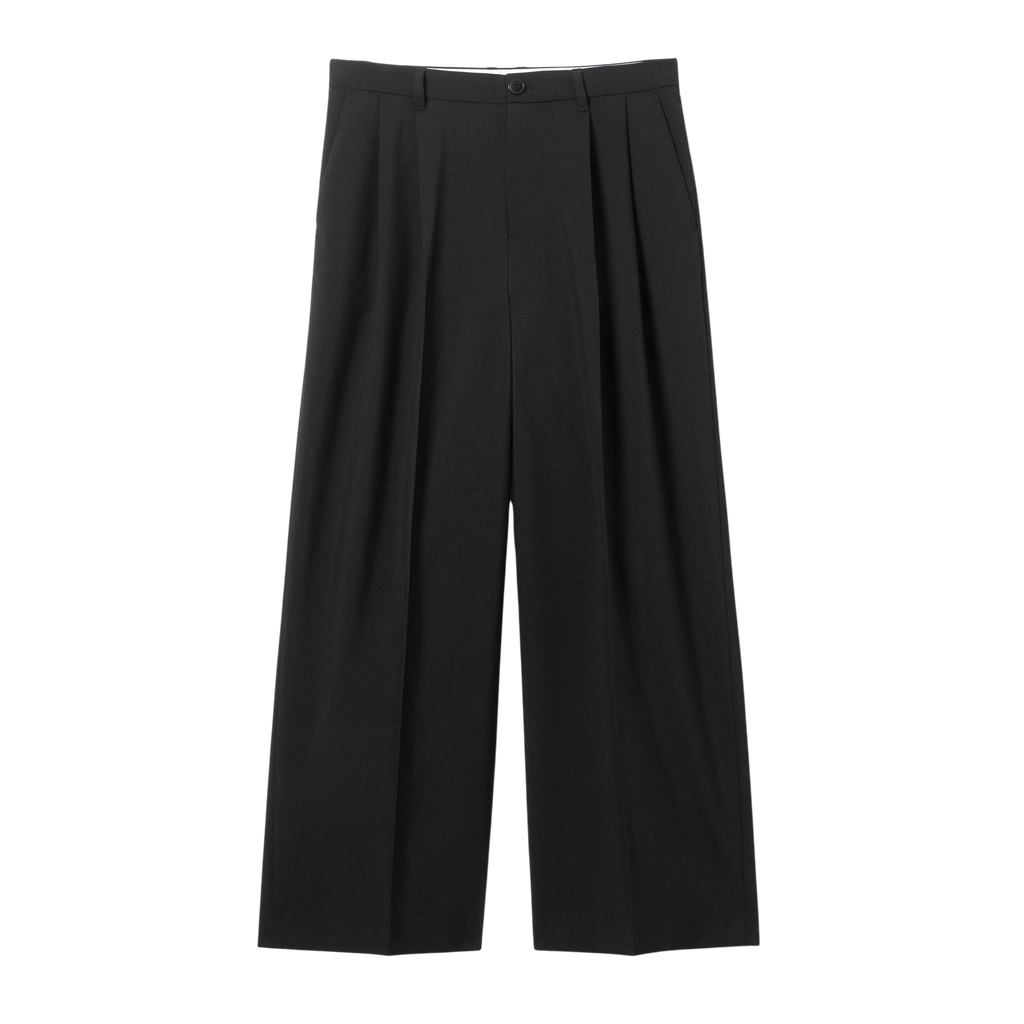 LOOSE FIT PLEATED TROUSERS (unisex)