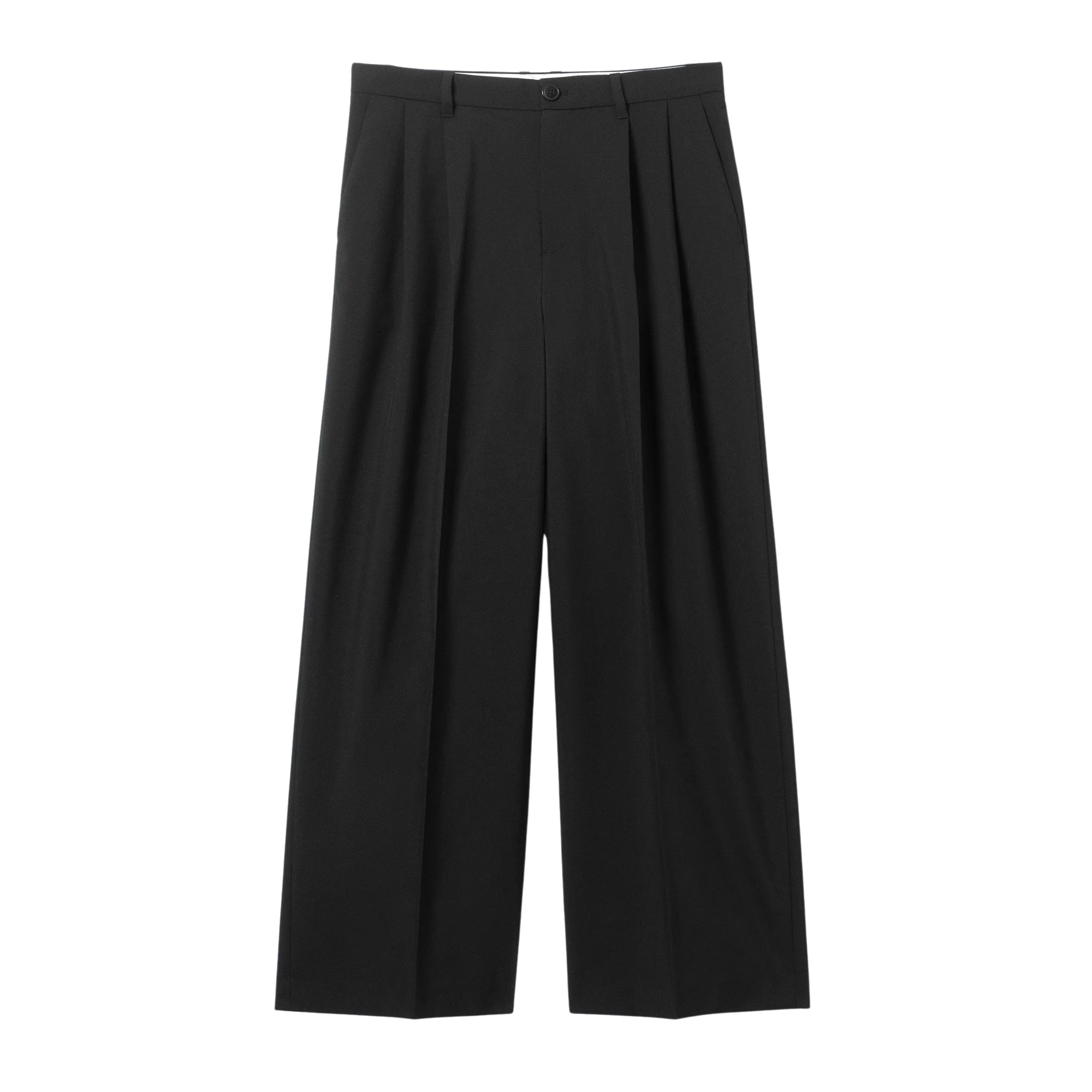 LOOSE FIT PLEATED TROUSERS (unisex)