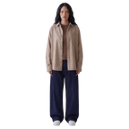 Two Tuck Pants in Denim (Dark Blue)