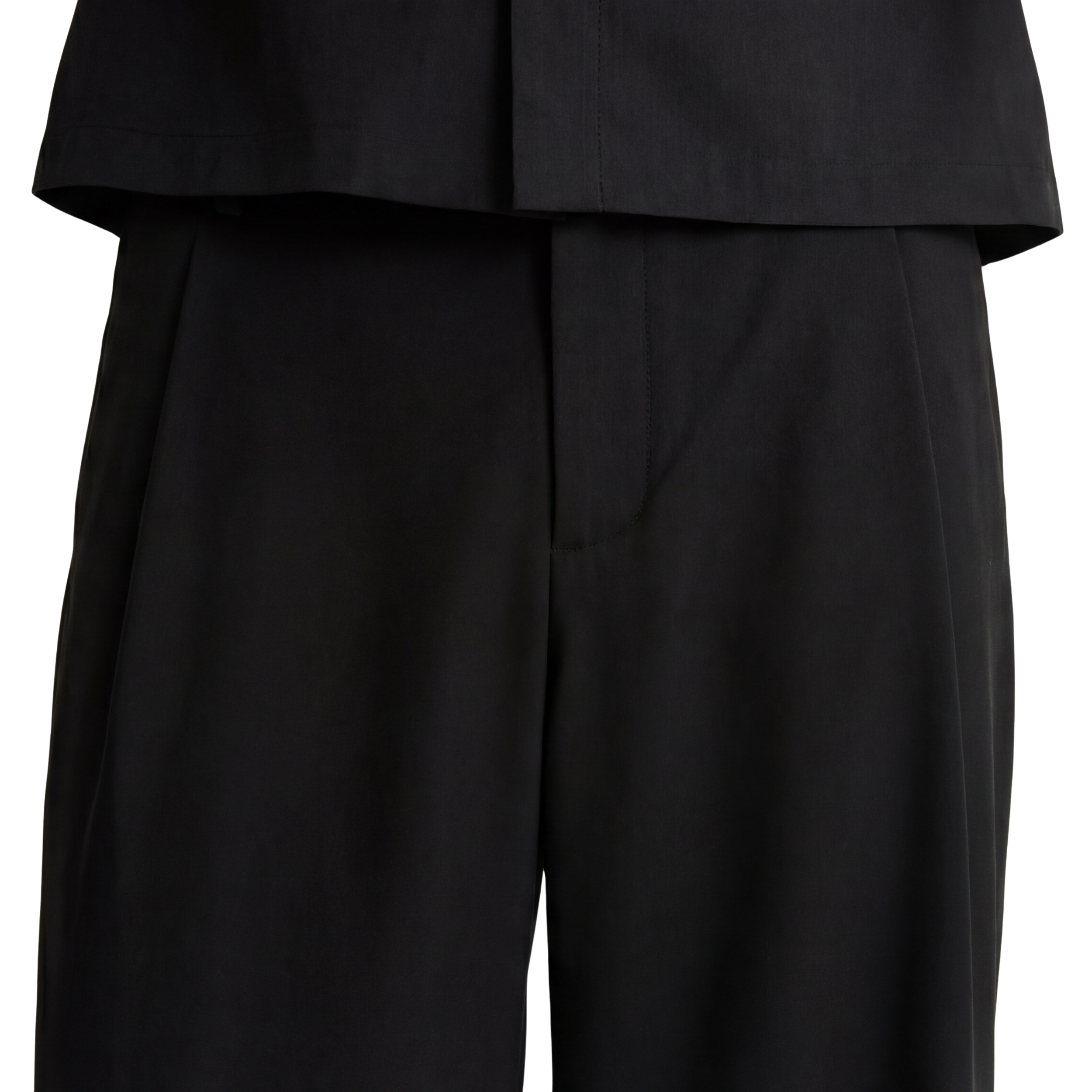 Relaxed Fit Pleated Trousers