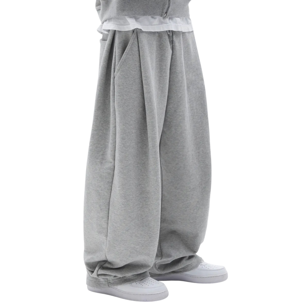 Two Tuck Pants (Grey)