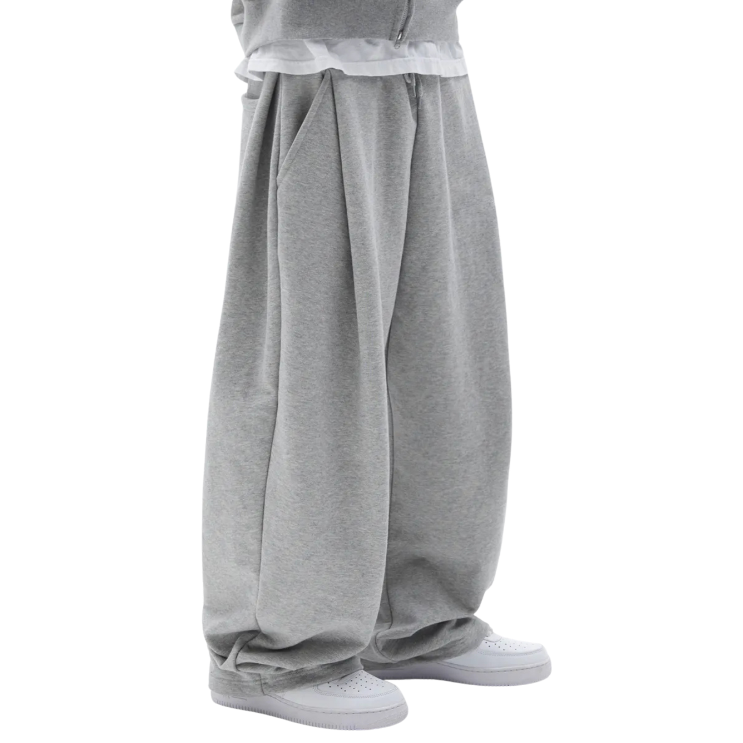 Two Tuck Pants (Grey)