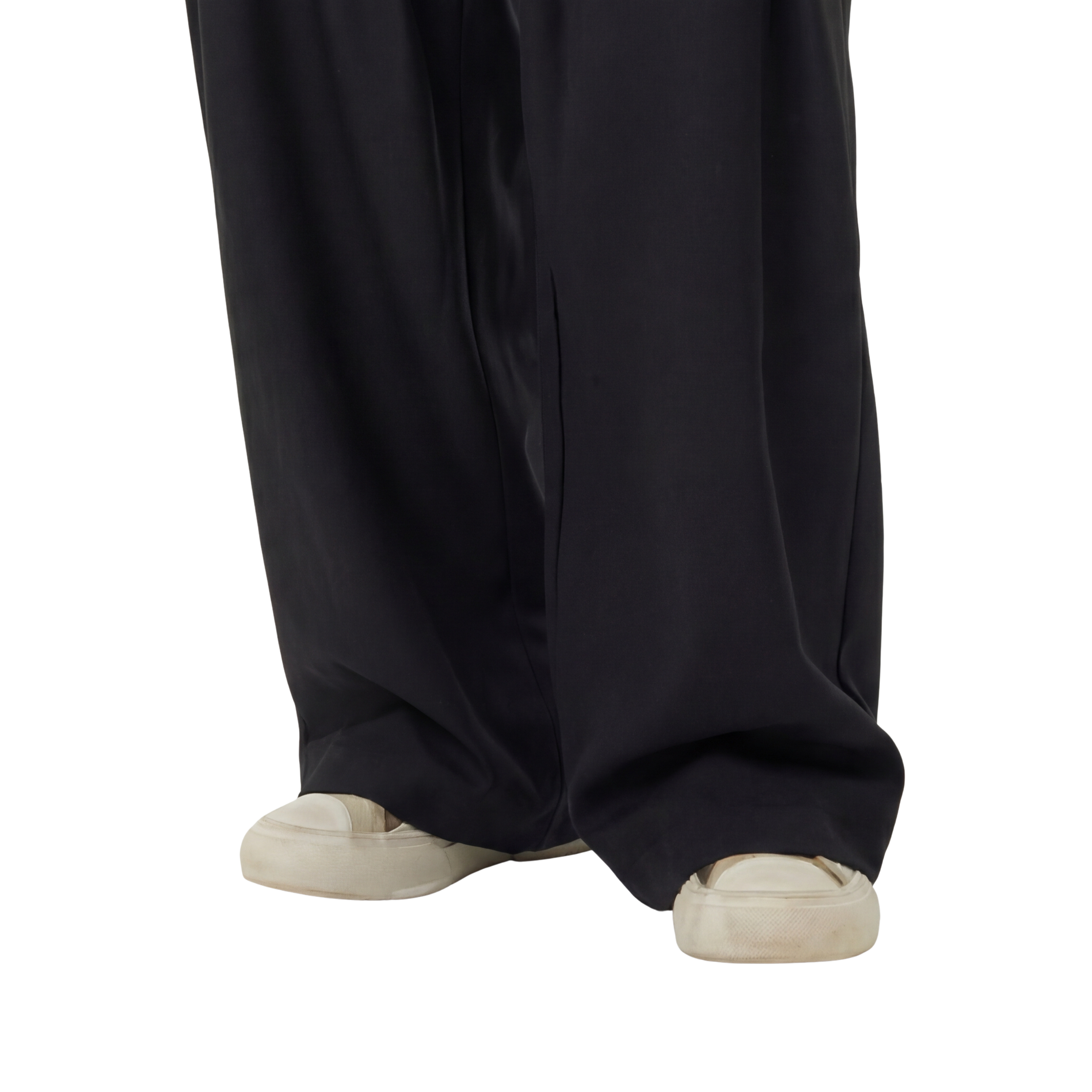 Double-Pleat Trousers (Black)