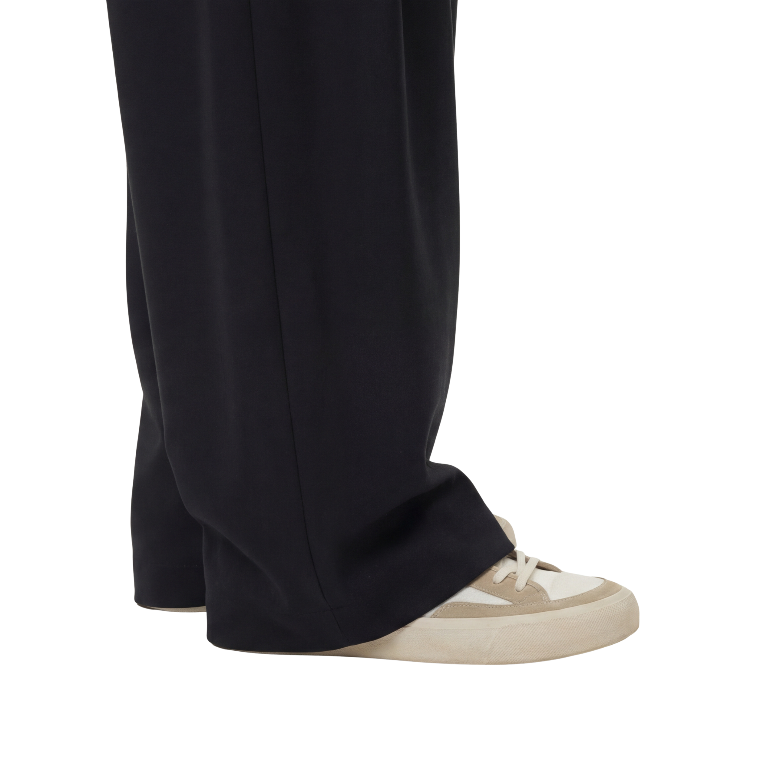 Double-Pleat Trousers (Black)