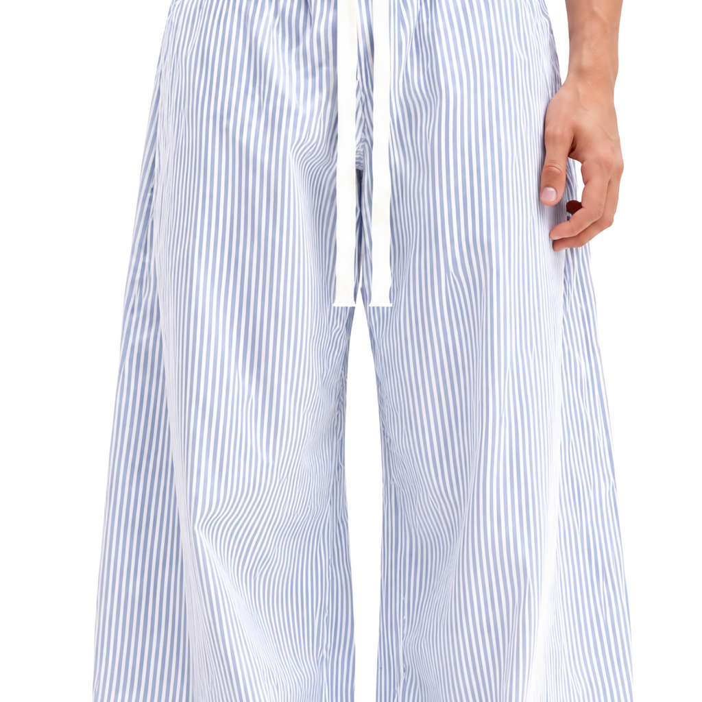 Sidefold Striped Pants