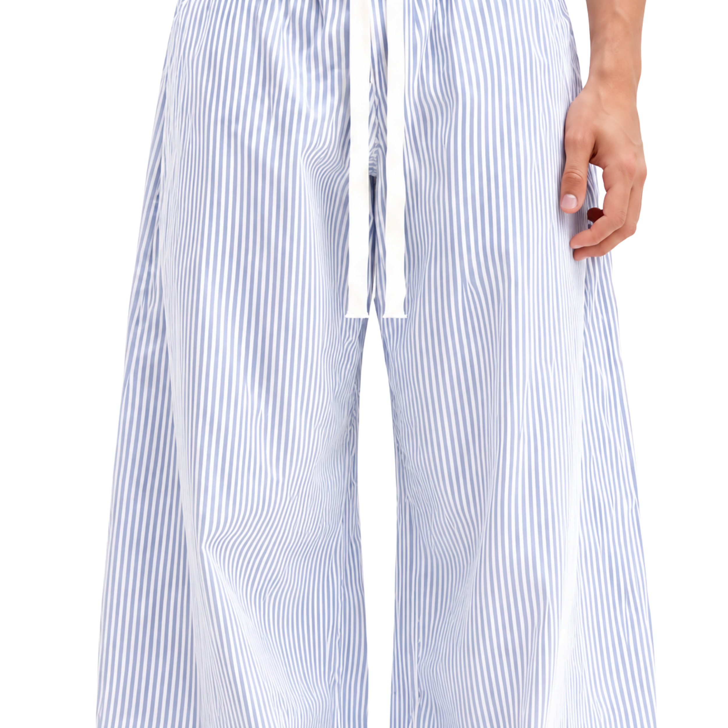 Sidefold Striped Pants