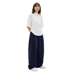 Two Tuck Pants (Navy)