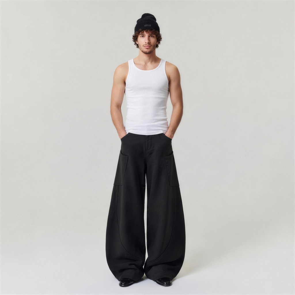 THE SILHOUETTE SWEATPANTS (Black)