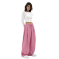 Pinstripe Two Tuck Pants (Pink)
